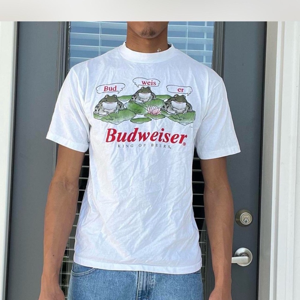 Vintage 90s Budweiser Beer Tee